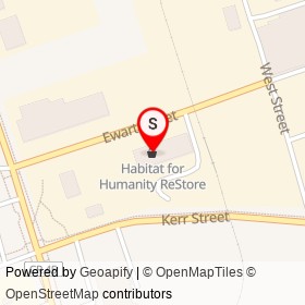 Re-Store on Ewart Street, Cobourg Ontario - location map