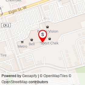 MBA Sports on Elgin Street West, Cobourg Ontario - location map