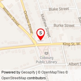 The Grocery Outlet on Park Street, Cobourg Ontario - location map