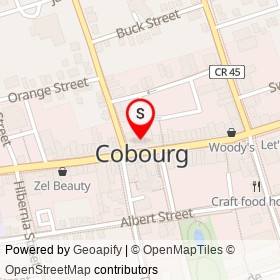 BMO on King Street West, Cobourg Ontario - location map