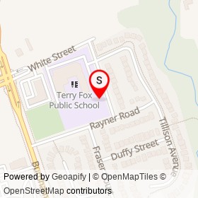 No Name Provided on Riddell Avenue, Cobourg Ontario - location map