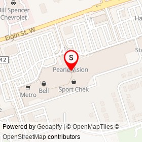 Fido on Elgin Street West, Cobourg Ontario - location map