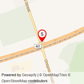 Cobourg on Ontario Street, Hamilton Township Ontario - location map