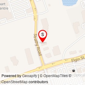 OK Tire on Strathy Road, Cobourg Ontario - location map