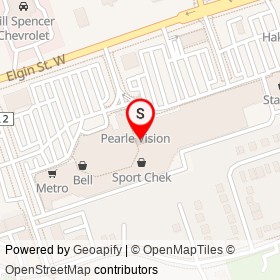 Cortesis Jewellers on Elgin Street West, Cobourg Ontario - location map