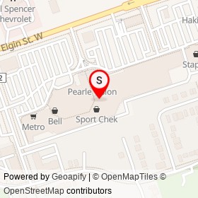 D Star Nails on Elgin Street West, Cobourg Ontario - location map