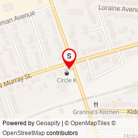 Esso on Sidney Street, Quinte West Ontario - location map