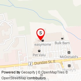 Scotiabank on Flindall Street, Quinte West Ontario - location map