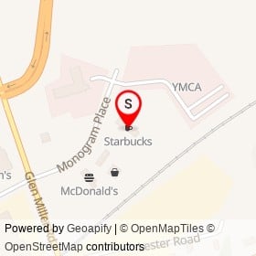 Starbucks on Monogram Place, Quinte West Ontario - location map