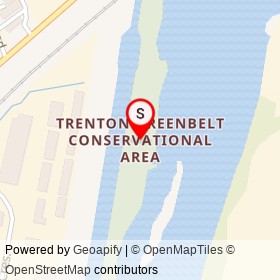 Trenton Greenbelt Conservational Area on , Quinte West Ontario - location map