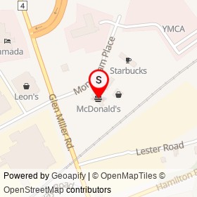 McDonald's on Monogram Place, Quinte West Ontario - location map