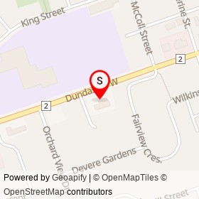Goodyear on Dundas Street West, Quinte West Ontario - location map