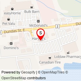 Fairstone Financial on Bay Street, Quinte West Ontario - location map