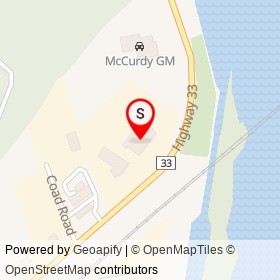 Need A Car on Highway 33, Quinte West Ontario - location map