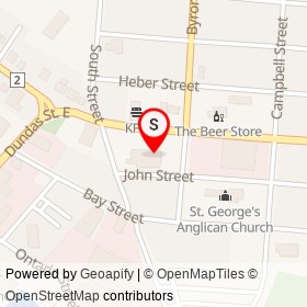 Rexall on John Street, Quinte West Ontario - location map