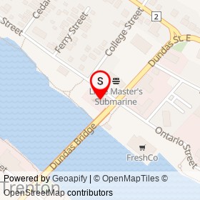 Trenton Pharmacy on Ontario Street, Quinte West Ontario - location map