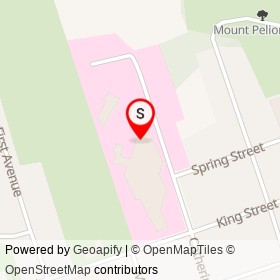 Trenton Memorial Hospital on Catherine Street, Quinte West Ontario - location map
