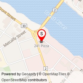 241 Pizza on Front Street, Quinte West Ontario - location map