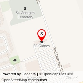 EB Games on 2nd Dug Hill Road, Quinte West Ontario - location map
