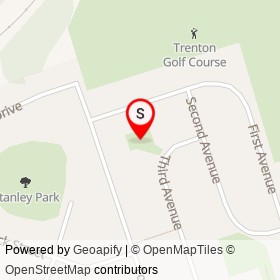 Third Avenue Park on , Quinte West Ontario - location map