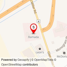 Ramada on Ryan Crescent, Quinte West Ontario - location map