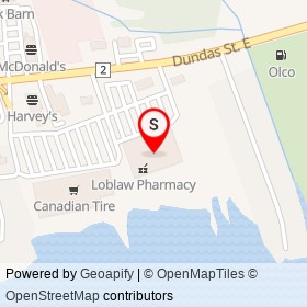 Your Independent Grocer on Dundas Street East, Quinte West Ontario - location map