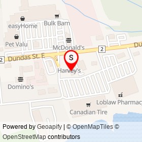 Money Mart on Bay Street, Quinte West Ontario - location map