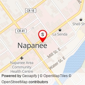 April's Image on Dundas Street East, Napanee Ontario - location map