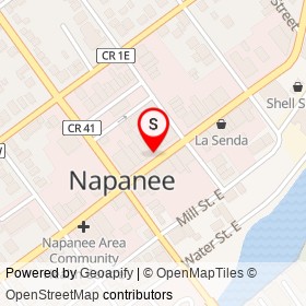 Its Mostly Harmless on Dundas Street East, Napanee Ontario - location map