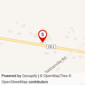 Royal Coachman Restaurant on County Road 2, Napanee Ontario - location map