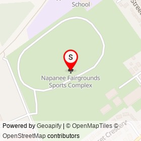 Napanee Fairgrounds Sports Complex on , Napanee Ontario - location map