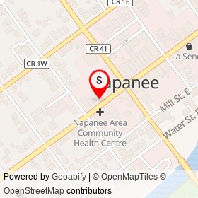 Clean Cut Men's Hairstyling on Dundas Street West, Napanee Ontario - location map