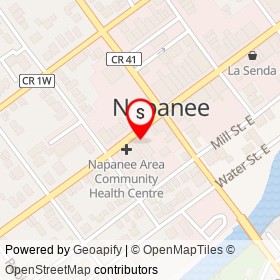 I.D.A. on Dundas Street West, Napanee Ontario - location map