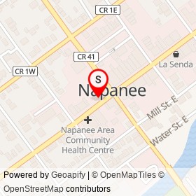 Divine Hair Studio on Dundas Street West, Napanee Ontario - location map