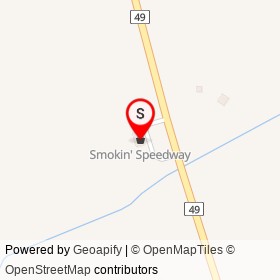 Smokin' Speedway on Marysville Road,  Ontario - location map