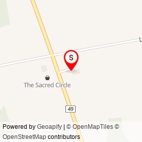 Mohawk Plazza on Marysville Road,  Ontario - location map