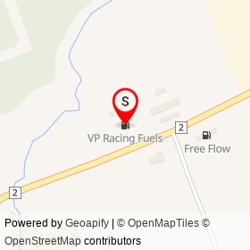 VP Racing Fuels on Old Highway 2, Shannonville Ontario - location map