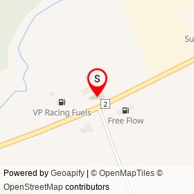 Free Flow on Old Highway 2, Shannonville Ontario - location map