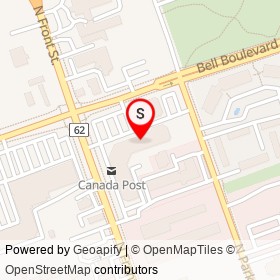 Buffet Garden on Bell Boulevard, Belleville Ontario - location map