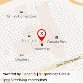 Shumaker on North Front Street, Belleville Ontario - location map
