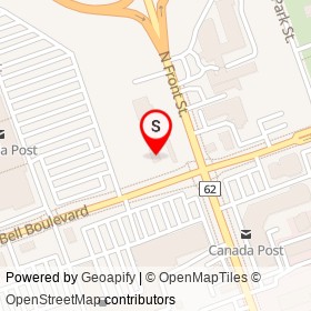 Shell Select on Bell Boulevard, Belleville Ontario - location map