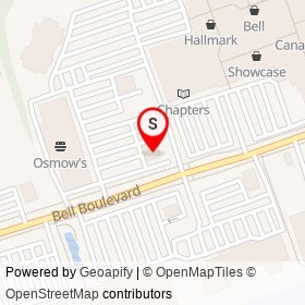 Montana's on Bell Boulevard, Belleville Ontario - location map
