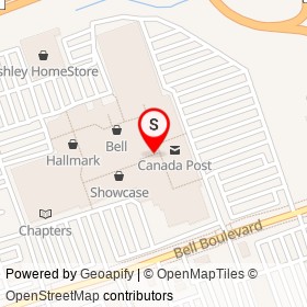 Kernels Popcorn on North Front Street, Belleville Ontario - location map