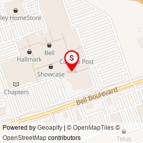 Old Navy on North Front Street, Belleville Ontario - location map