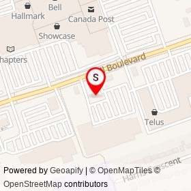 Canadian Tire on Bell Boulevard, Belleville Ontario - location map
