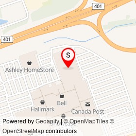 Designer Depot on Highway 401, Belleville Ontario - location map