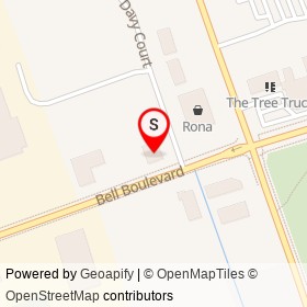 North China Buffet on Bell Boulevard, Belleville Ontario - location map