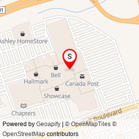 DavidsTea on North Front Street, Belleville Ontario - location map