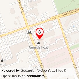 Pet Valu on North Front Street, Belleville Ontario - location map