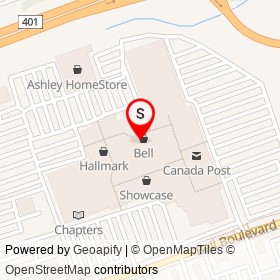 Oishii Sushi on North Front Street, Belleville Ontario - location map